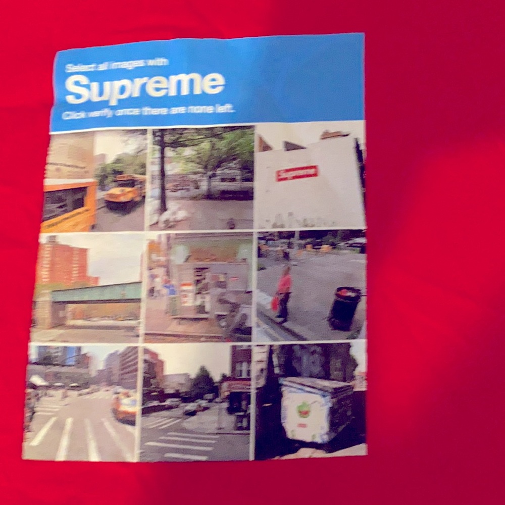 Supreme short sleeve shirt.